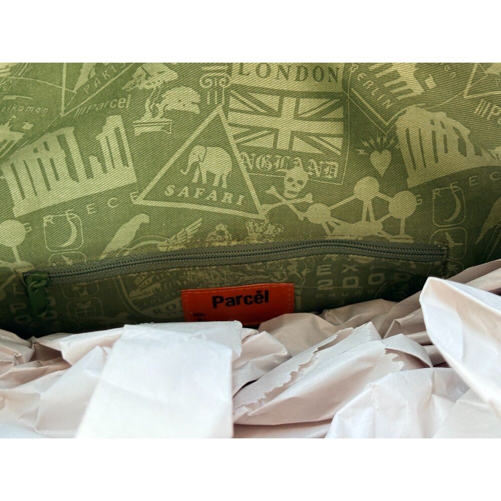Vintage III Parcel Loop NYC XL Canvas Duffel Weekender Bag Woodland Floral - Picture 9 of 12